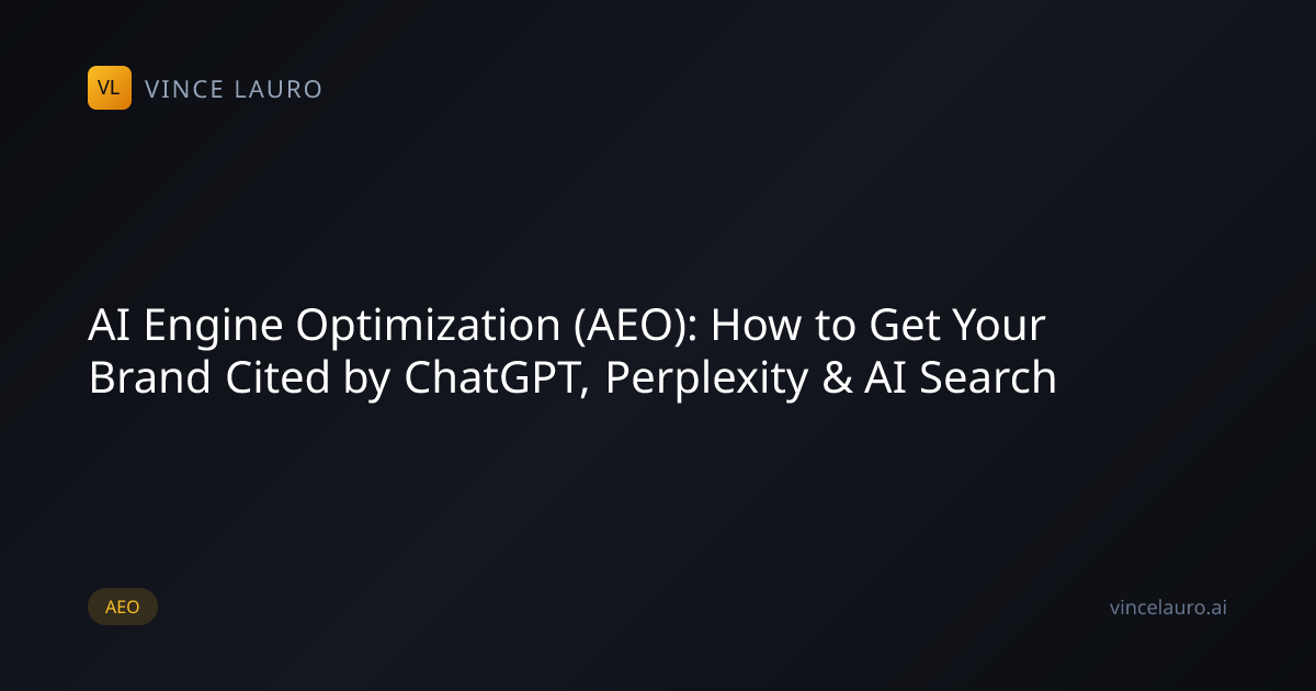 AI Engine Optimization (AEO): How to Get Your Brand Cited by ChatGPT ...